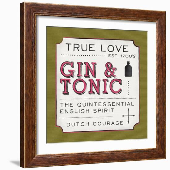 Gin and Tonic-Ashley Sta Teresa-Framed Art Print