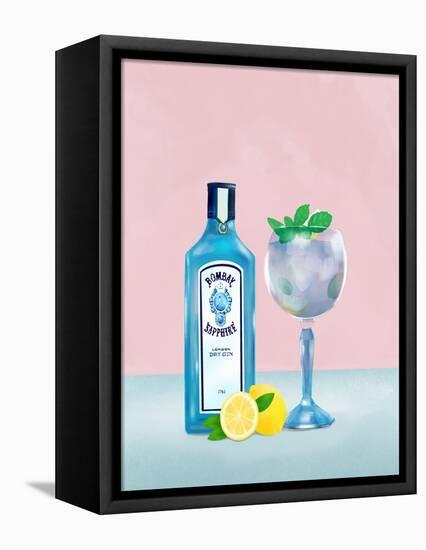 Gin Cocktail-Petra Lizde-Framed Premier Image Canvas