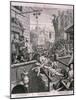 Gin Lane, 1751-William Hogarth-Mounted Giclee Print