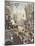 Gin Lane, Illustration from 'Hogarth Restored: the Whole Works of the Celebrated William Hogarth,…-William Hogarth-Mounted Giclee Print
