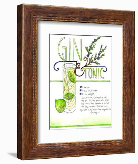 Gin & Tonic-Marcella Kriebel-Framed Art Print