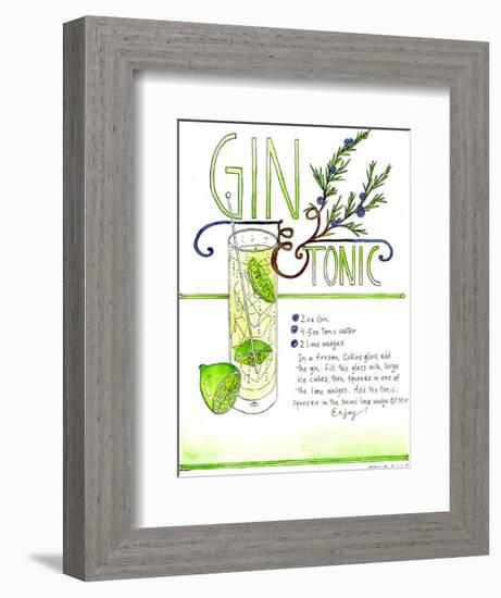 Gin & Tonic-Marcella Kriebel-Framed Art Print