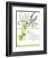 Gin & Tonic-Marcella Kriebel-Framed Art Print