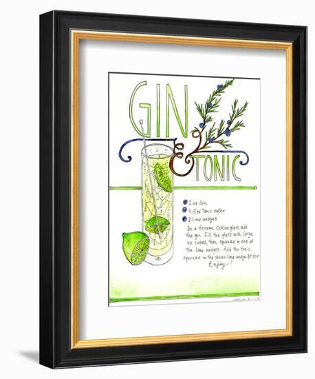 Gin & Tonic-Marcella Kriebel-Framed Art Print