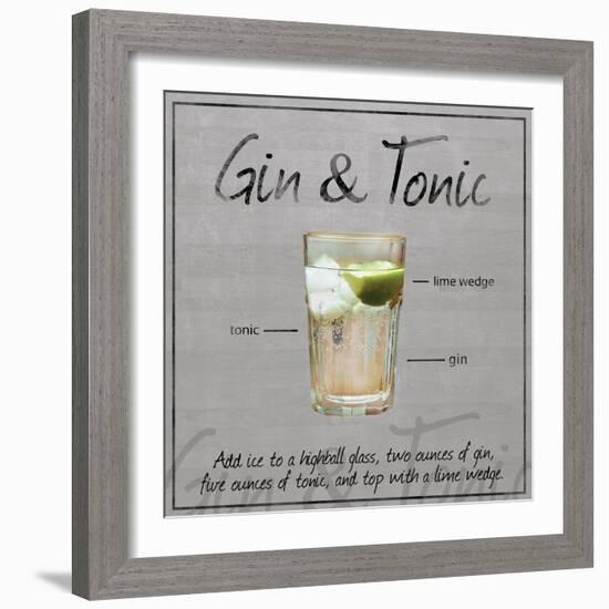 Gin Tonic-Lauren Gibbons-Framed Art Print