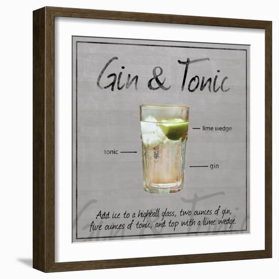 Gin Tonic-Lauren Gibbons-Framed Art Print