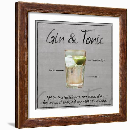 Gin Tonic-Lauren Gibbons-Framed Art Print