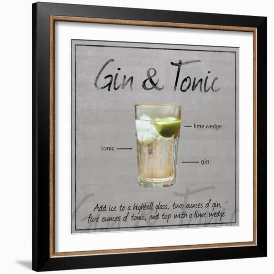 Gin Tonic-Lauren Gibbons-Framed Art Print