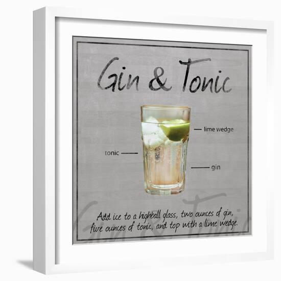 Gin Tonic-Lauren Gibbons-Framed Art Print