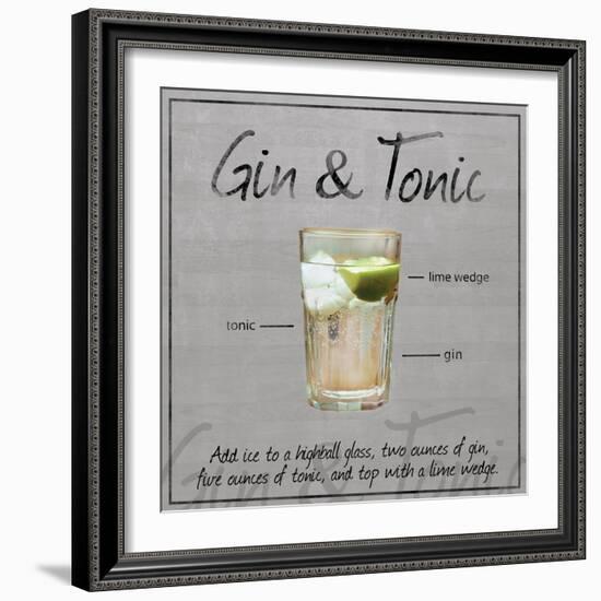 Gin Tonic-Lauren Gibbons-Framed Art Print