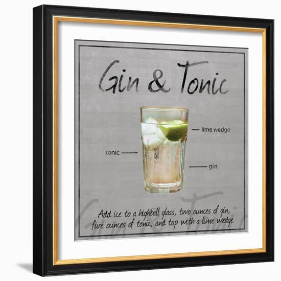 Gin Tonic-Lauren Gibbons-Framed Art Print