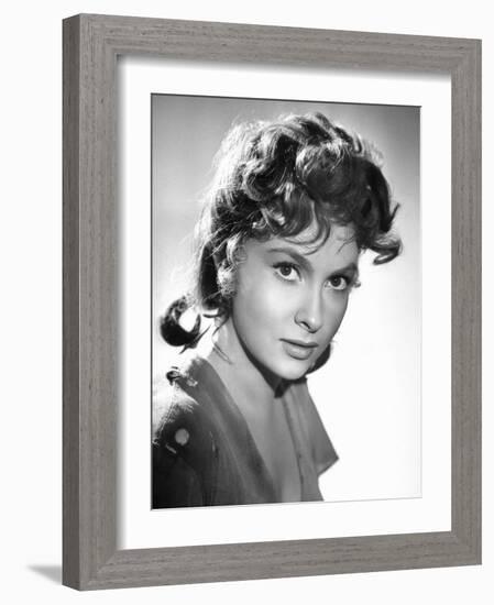 Gina Lollobrigida, 1955-null-Framed Photo