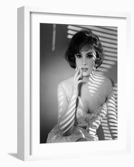 Gina Lollobrigida, Early 1960s-null-Framed Photo