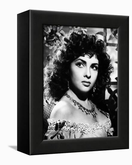 Gina Lollobrigida I PAGLIACCI / PAILLASSE, 1948 directed by MARIO COSTA (b/w photo)-null-Framed Stretched Canvas