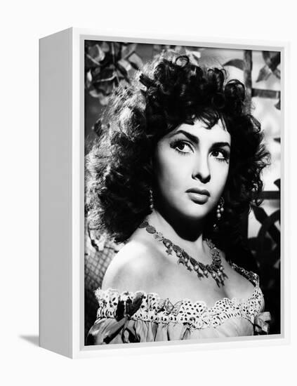 Gina Lollobrigida I PAGLIACCI / PAILLASSE, 1948 directed by MARIO COSTA (b/w photo)-null-Framed Stretched Canvas