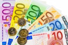 Euro Money Banknotes of the European Union-ginasanders-Photographic Print