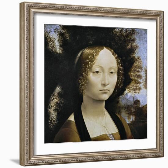 Ginevra De Benci, C. 1474-1478-Leonardo da Vinci-Framed Giclee Print