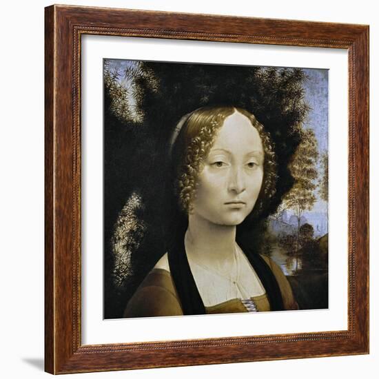 Ginevra De Benci, C. 1474-1478-Leonardo da Vinci-Framed Giclee Print