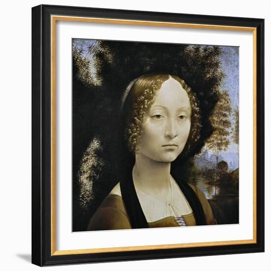 Ginevra De Benci, C. 1474-1478-Leonardo da Vinci-Framed Giclee Print