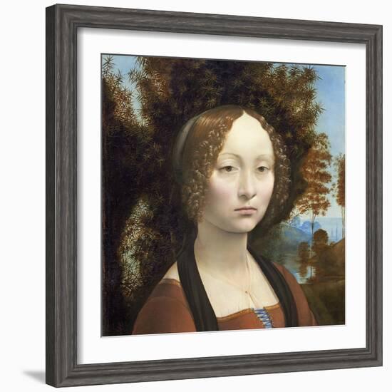 Ginevra De' Benci, C. 1474- 78-Leonardo da Vinci-Framed Giclee Print