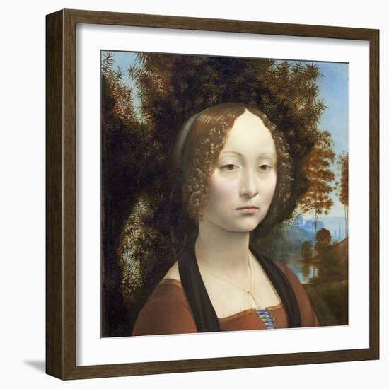 Ginevra De' Benci, C. 1474- 78-Leonardo da Vinci-Framed Giclee Print