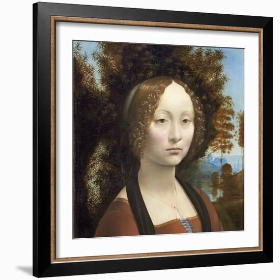 Ginevra De' Benci, C. 1474- 78-Leonardo da Vinci-Framed Giclee Print