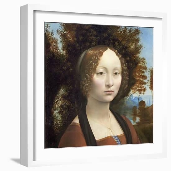 Ginevra De' Benci, C. 1474- 78-Leonardo da Vinci-Framed Giclee Print