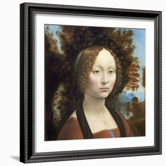 Ginevra De' Benci, C. 1474- 78-Leonardo da Vinci-Framed Giclee Print