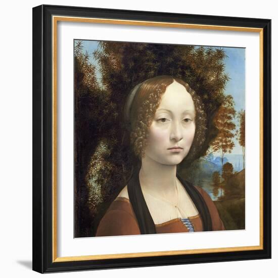 Ginevra De' Benci, C. 1474- 78-Leonardo da Vinci-Framed Giclee Print