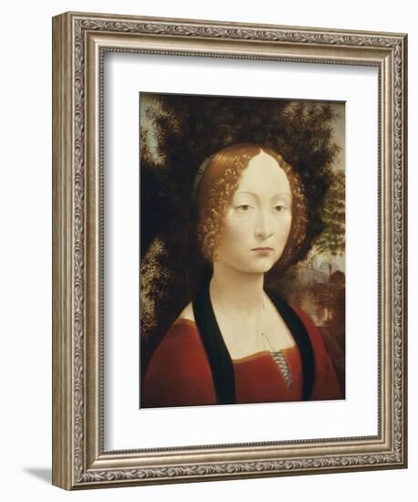 Ginevra De'Benci-Leonardo da Vinci-Framed Giclee Print