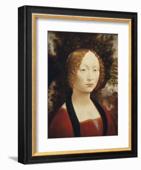 Ginevra De'Benci-Leonardo da Vinci-Framed Giclee Print