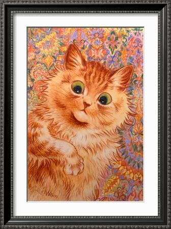 Cheshire & Wain - Louis Wain Purrsimmon Orange Cat Collar