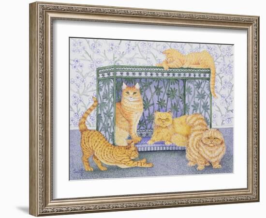 Ginger Gentlemen-Pat Scott-Framed Giclee Print