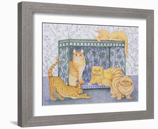 Ginger Gentlemen-Pat Scott-Framed Giclee Print