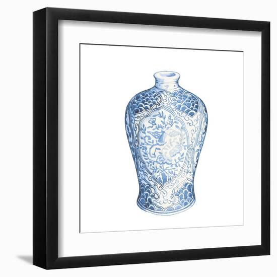 Ginger Jar I on White-Wild Apple Portfolio-Framed Art Print