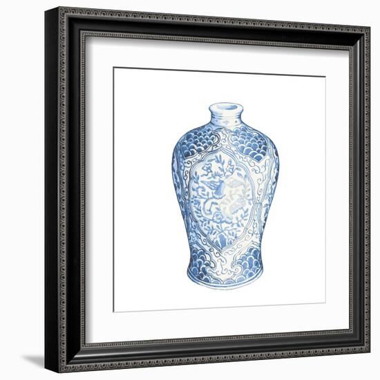 Ginger Jar I on White-Wild Apple Portfolio-Framed Art Print