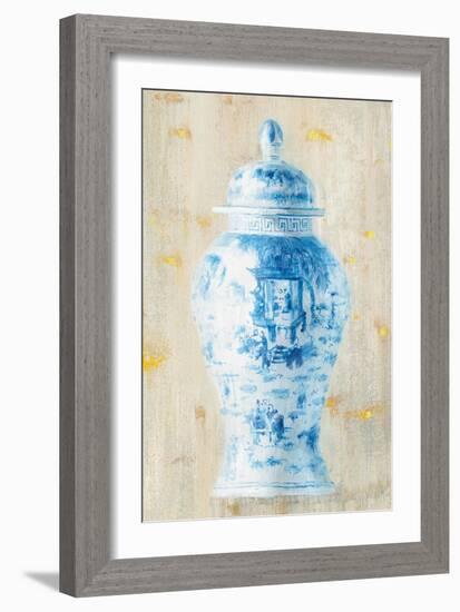 Ginger Jar II Light Crop-Danhui Nai-Framed Art Print
