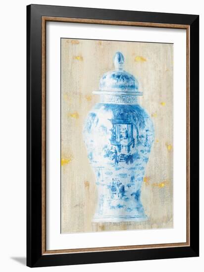 Ginger Jar II Light Crop-Danhui Nai-Framed Art Print