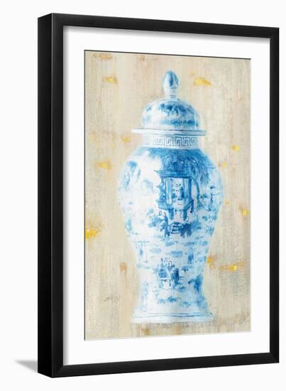 Ginger Jar II Light Crop-Danhui Nai-Framed Art Print