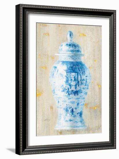 Ginger Jar II Light Crop-Danhui Nai-Framed Art Print