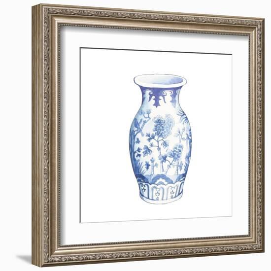 Ginger Jar II on White-Wild Apple Portfolio-Framed Art Print