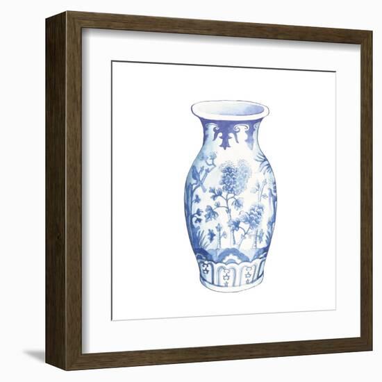 Ginger Jar II on White-Wild Apple Portfolio-Framed Art Print