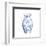 Ginger Jar II on White-Wild Apple Portfolio-Framed Art Print
