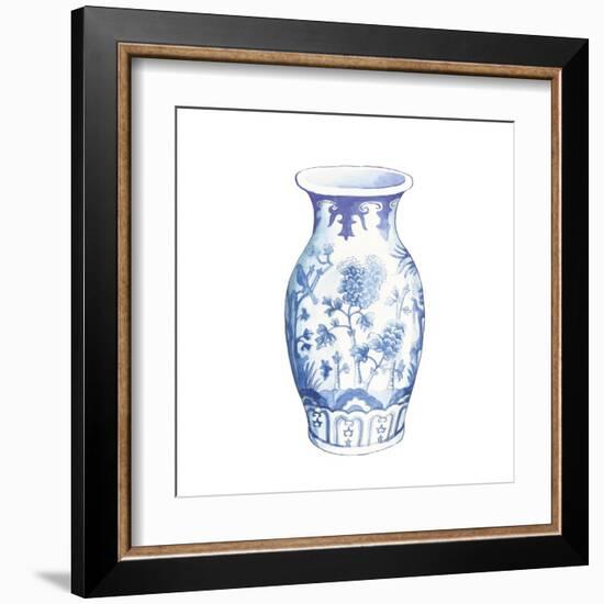 Ginger Jar II on White-Wild Apple Portfolio-Framed Art Print