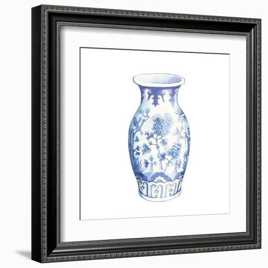 Ginger Jar II on White-Wild Apple Portfolio-Framed Art Print