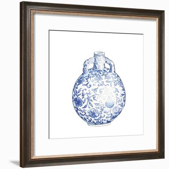 Ginger Jar IV on White-Wild Apple Portfolio-Framed Art Print