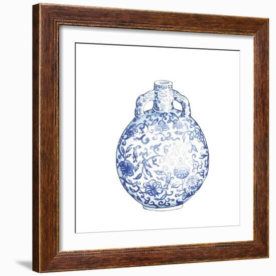 Ginger Jar IV on White-Wild Apple Portfolio-Framed Art Print