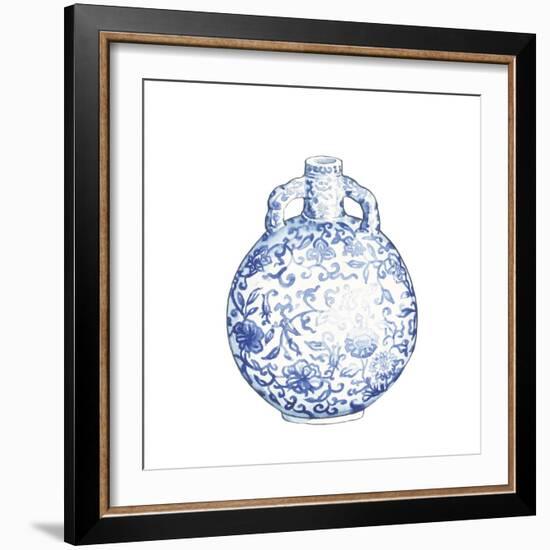 Ginger Jar IV on White-Wild Apple Portfolio-Framed Art Print