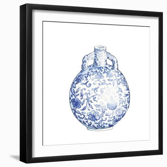 Ginger Jar IV on White-Wild Apple Portfolio-Framed Art Print