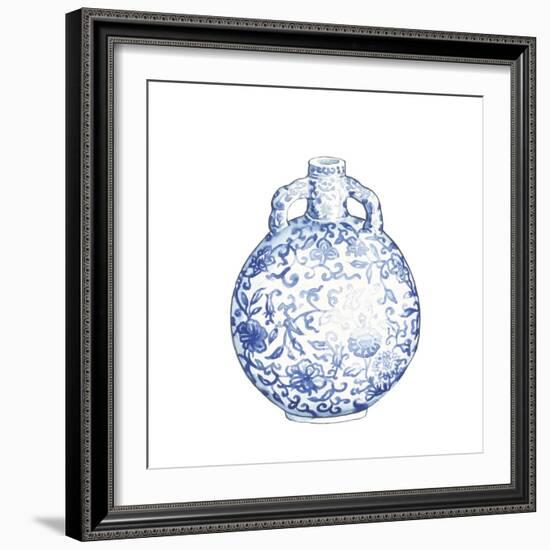 Ginger Jar IV on White-Wild Apple Portfolio-Framed Art Print